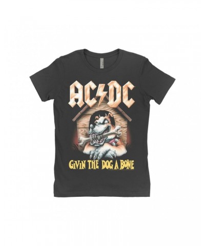 $11.98 AC/DC Ladies' Boyfriend T-Shirt | Givin The Dog A Bone Design Shirt Shirts