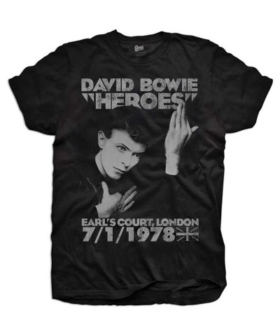 $6.40 David Bowie Heroes Earls Court Youth T-Shirt Kids