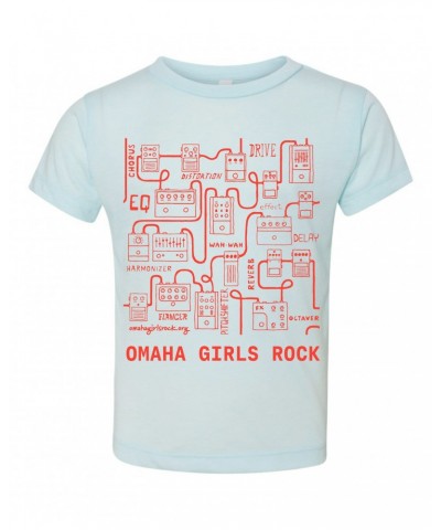 $9.20 Bright Eyes Omaha Girls Rock | Pedals Youth T-Shirt Kids