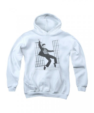 $11.31 Elvis Presley Youth Hoodie | JAILHOUSE ROCK Pull-Over Sweatshirt Sweatshirts