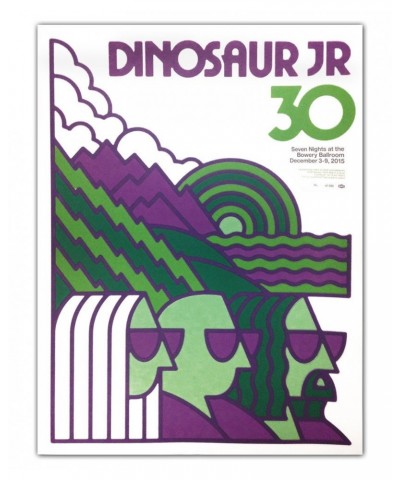 $10.50 Dinosaur Jr. 30th Anniversary [12/2015 NYC NY] Poster Decor