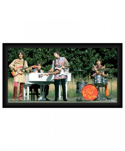 $31.85 The Beatles 1967 'Love the Beatles' 10x20 Framed Photo Decor