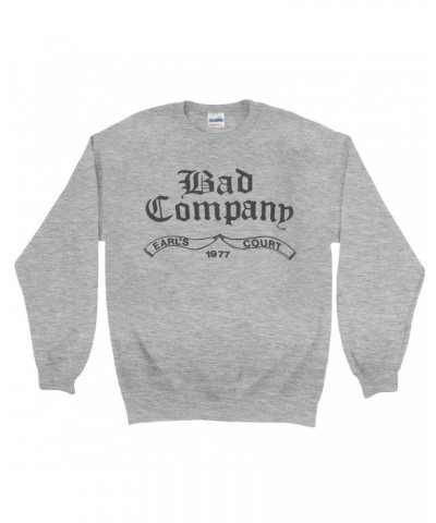 $10.83 Bad Company Sweatshirt | Earl's Court 1977 Concert Sweatshirt Sweatshirts